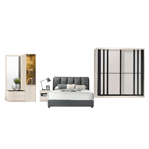 NW7756 MELAMINE BEDROOM SET