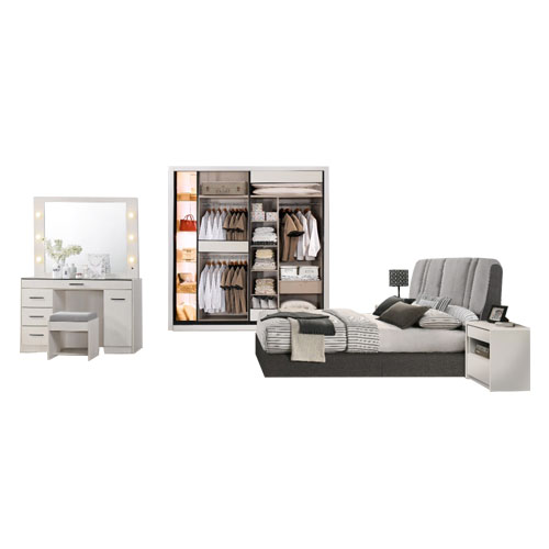 NW8726 MELAMINE BEDROOM SET