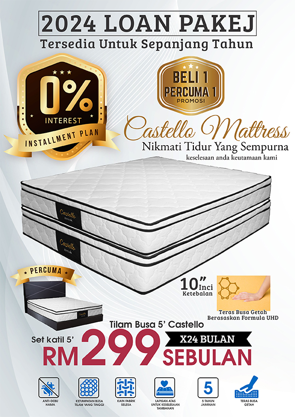 5’ CASTELLO MATTRESS