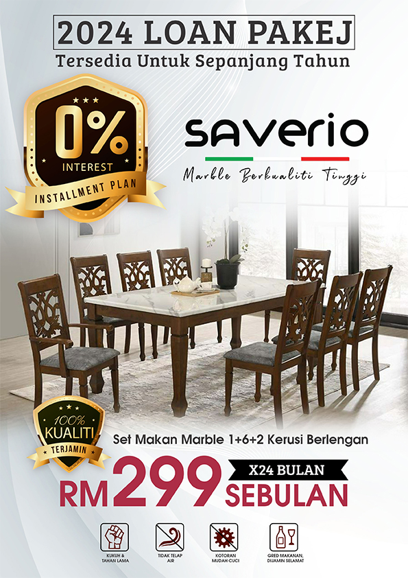 RECTANGLE MARBLE DINING SET (1+6+2)